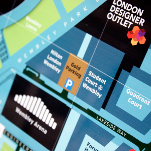 Wembley Park map closeup