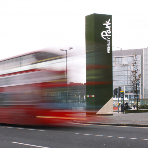 Wembley Park giant grass totem