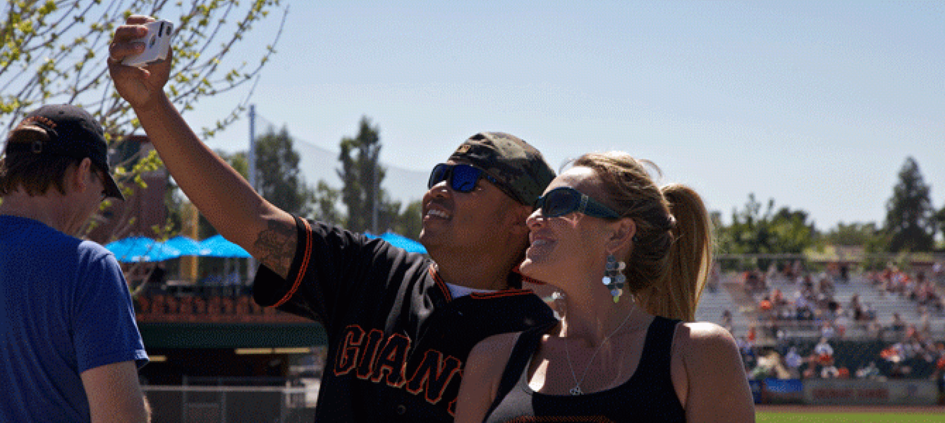 Fans take a selfie - Endpoint stadium wayfinding
