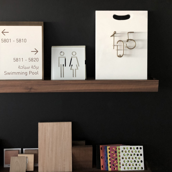 Prototypes and samples in the Endpoint Dubai office