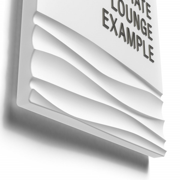 Close-up view of our wayfinding weave design