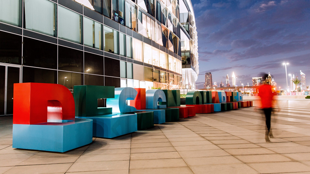 Dubai Design District Award winning wayfinding masterplan Endpoint