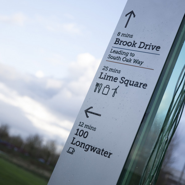 Directional signage - Award winning wayfinding design for Green Park