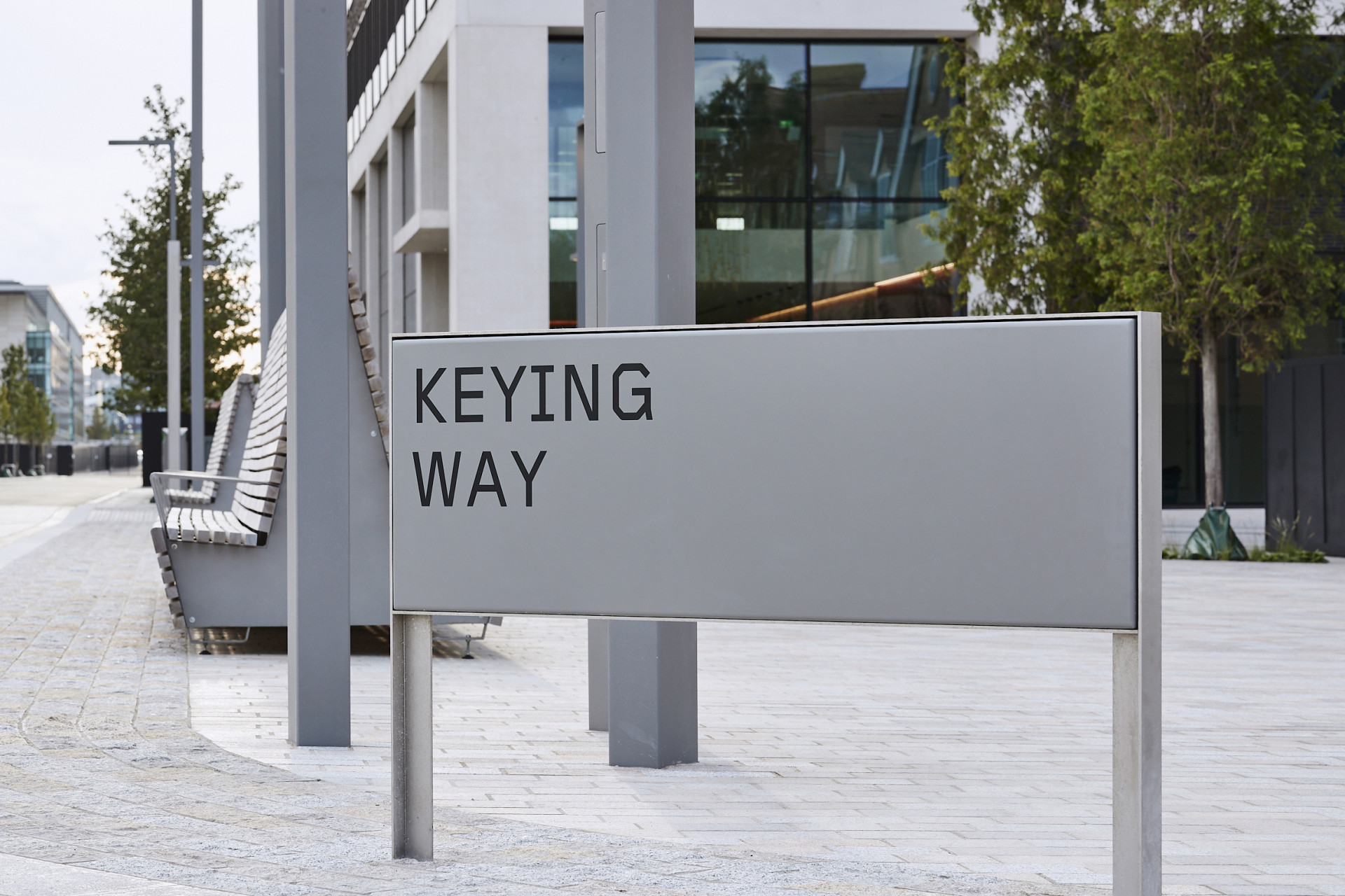 Royal Albert Dock - Place naming identification sign by Endpoint