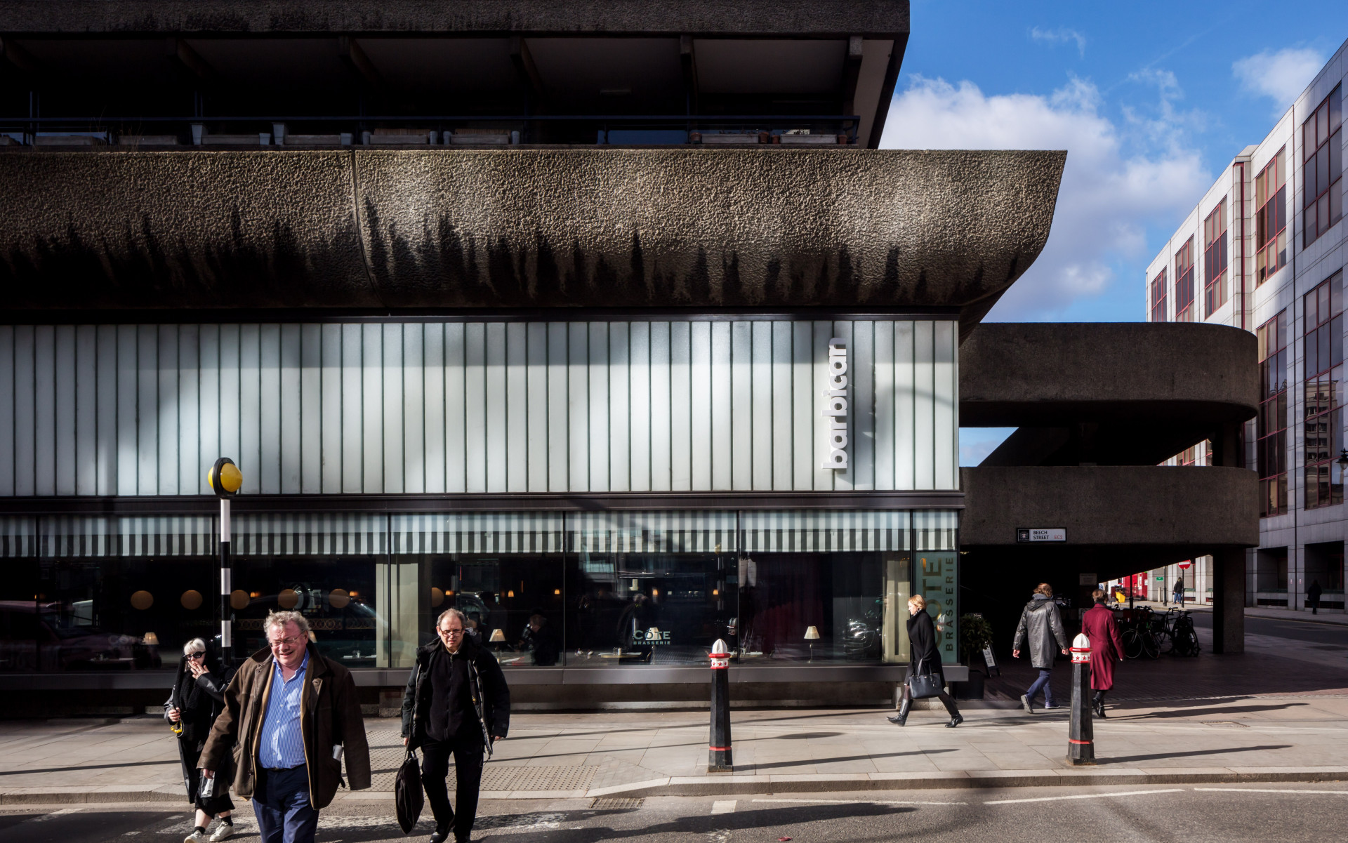 Barbican external signage